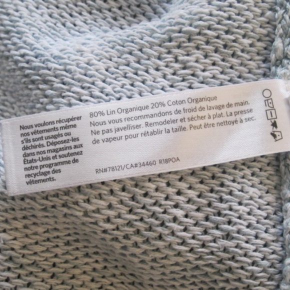 Eileen Fisher Organic Linen/Cotton Knit Sweater - Picture 5 of 7